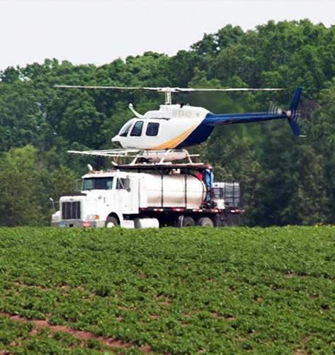 Houston Helicopter Truck Re-Fuel